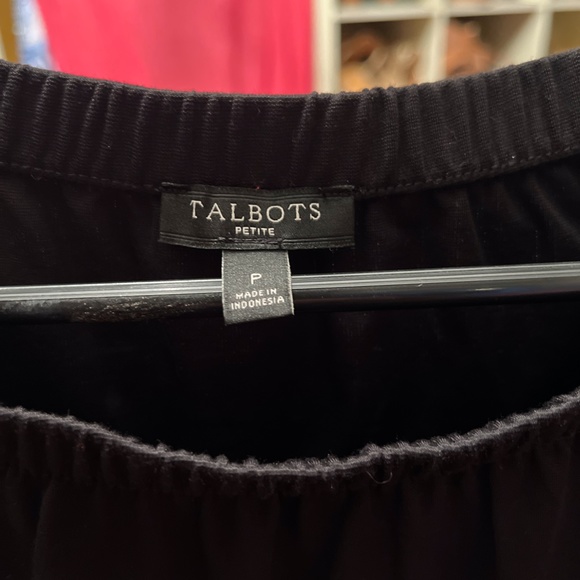 Talbots, Petite Black blouse - Picture 2 of 4